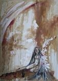 Angel by Sonia Di Bella, Painting, Oil on canvas