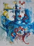 I Graste by Sonia Di Bella, Painting, Oil on canvas