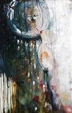 Moon Kiss by Sonia Di Bella, Painting, Oil on canvas