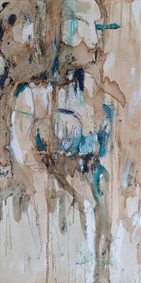 Drapes of Shadows by Sonia Di Bella, Painting, Oil on canvas