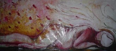 Waiting, I Dreamed of You. by Sonia Di Bella, Painting, Oil on canvas