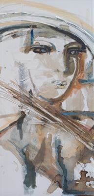 Warrior by Sonia Di Bella, Painting, Oil on canvas